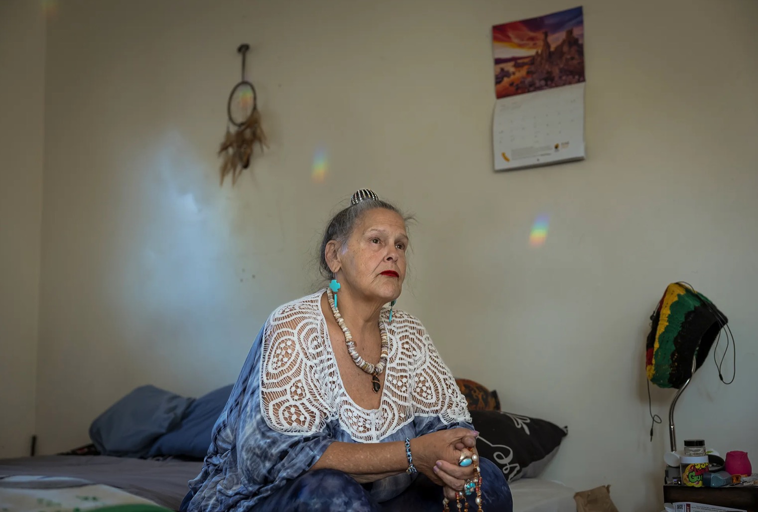 Bonnie Metcalf suffers from sarcoidosis, an inflammatory disease, and takes cannabis products to ease the pain. Photo by Rahul Lal for CalMatters