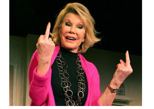 As Joan Rivers Would Ask, “Can We Talk?” As Joan Rivers Would Ask, “Can We Talk?”