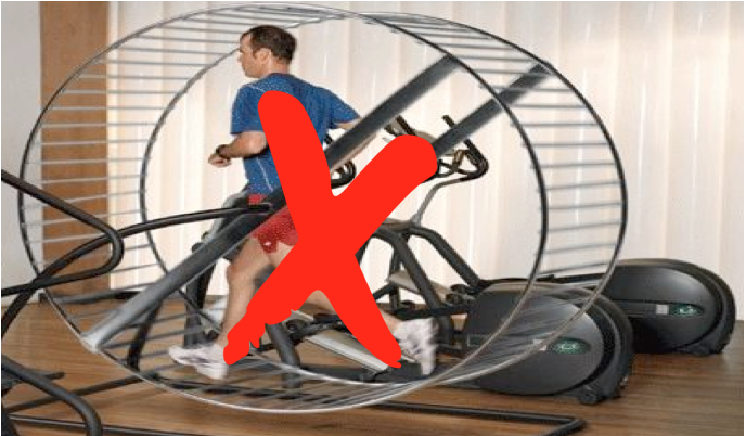  Hamster wheel workout with Comfort Workout Clothes